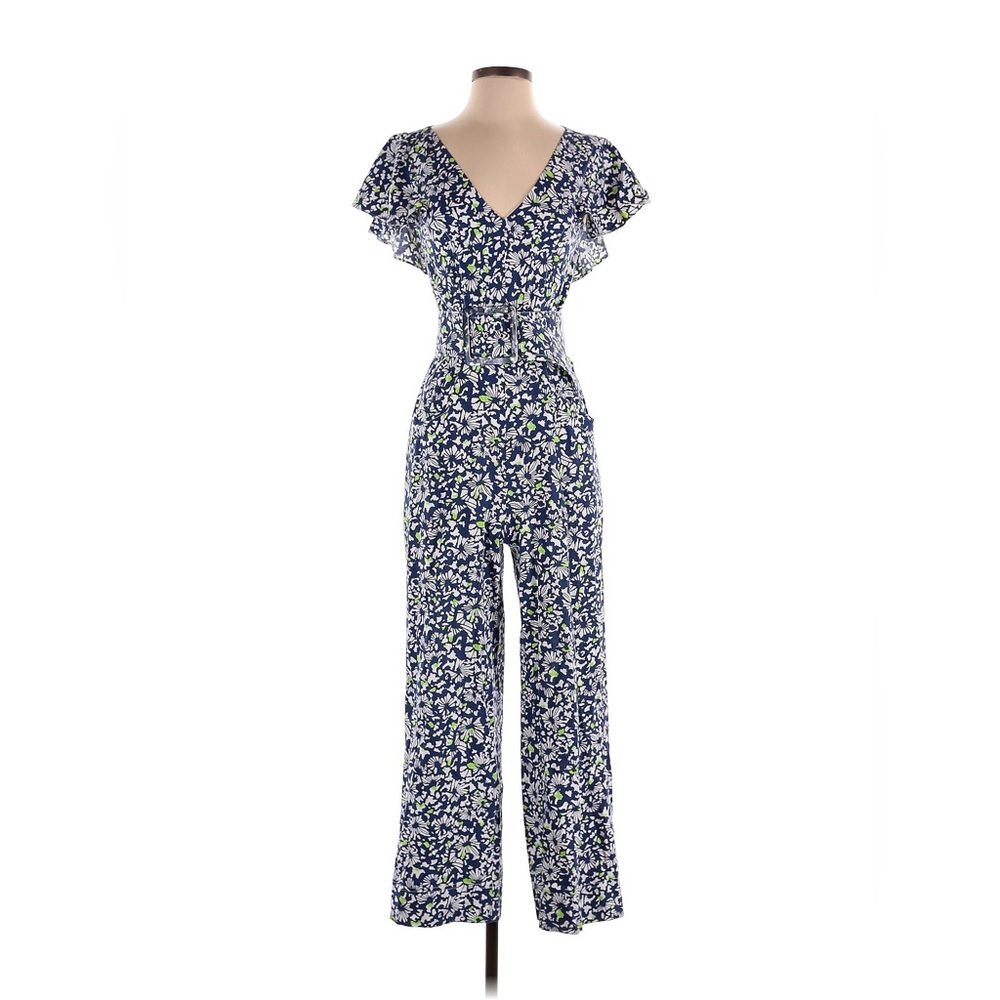 Tanya Taylor floral belted jumpsuit